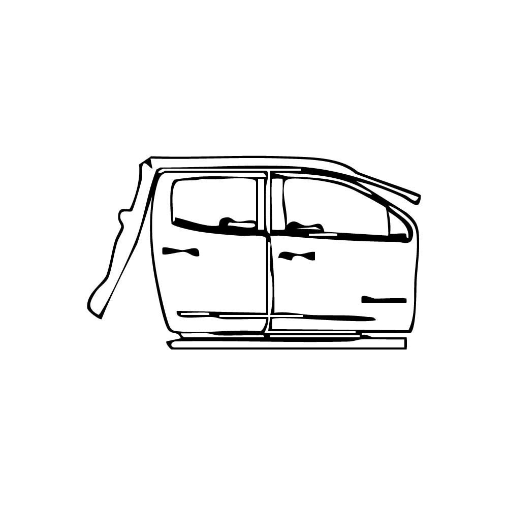 Pre-Cut PPF Chevrolet Colorado Crew Cab ZR2 2017 - PPF-Kits