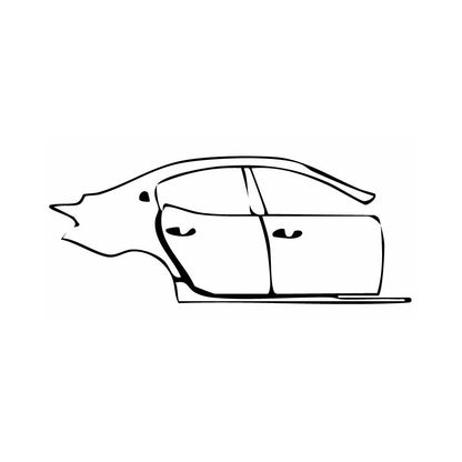 Pre-Cut PPF Maserati Ghibli Ghibli S Q4 Base 2014 - PPF-Kits