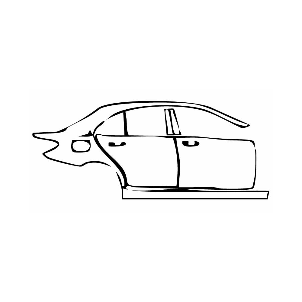 Pre-Cut PPF Mercedes-Benz C Class Sedan Base Extended Wheelbase 2015 - PPF-Kits