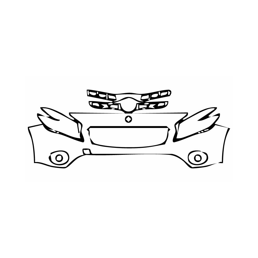 Pre-Cut PPF Mercedes-Benz GLA Base 2017 - PPF-Kits