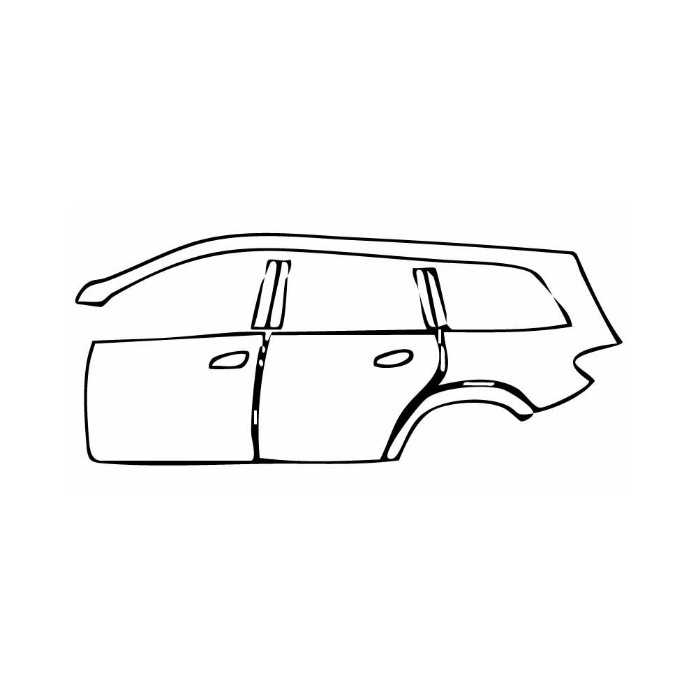 Pre-Cut PPF Mercedes-Benz GLS AMG Line 2016 - PPF-Kits