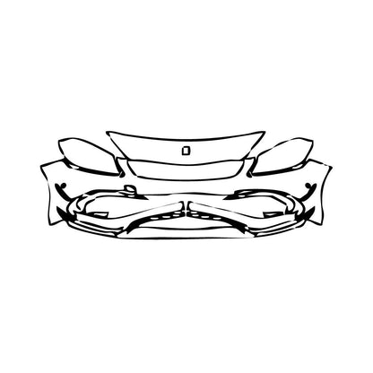 Pre-Cut PPF Mercedes-Benz A Class Hatchback AMG A 45 2016 - PPF-Kits