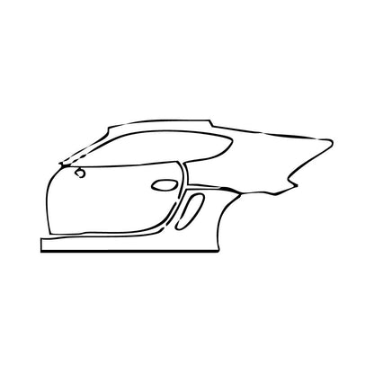 Pre-Cut PPF Porsche Cayman Cayman S 2015 - PPF-Kits