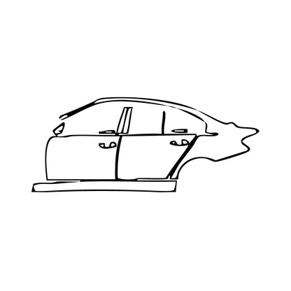 Pre-Cut PPF BMW 3 Series Sedan Base Extended Wheelbase 2013 - PPF-Kits