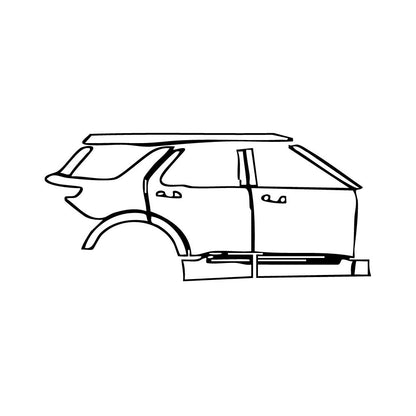 Pre-Cut PPF Ford Explorer (US) Active 2025 - PPF-Kits