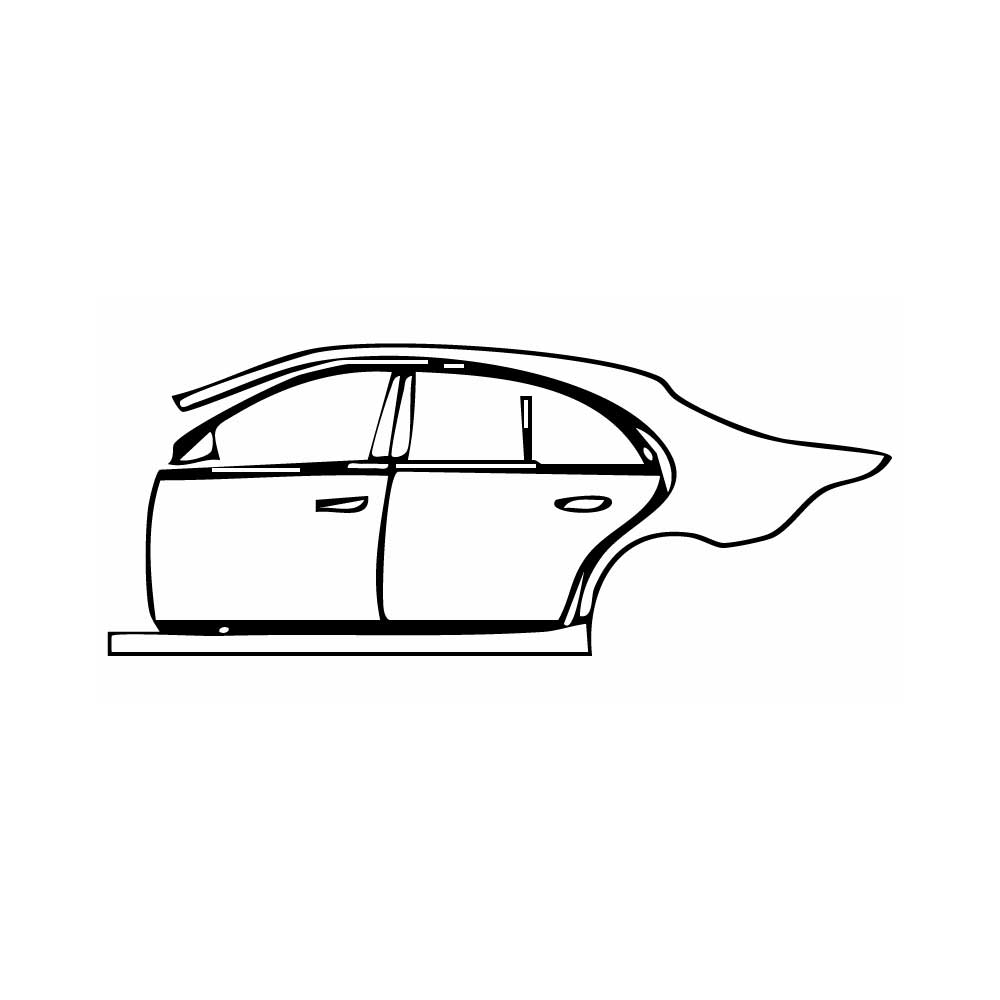 Pre-Cut PPF Mercedes-Benz S Class Sedan Base Extended Wheelbase 2025 - PPF-Kits