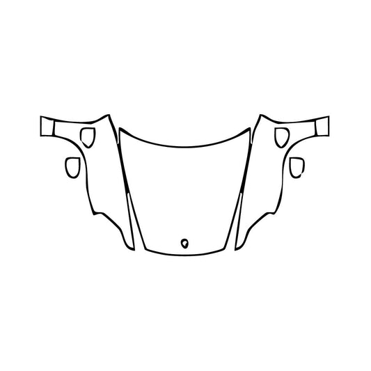 Pre-Cut PPF Porsche Taycan Sport Turismo Taycan Turbo Sport Turismo 2025 - PPF-Kits