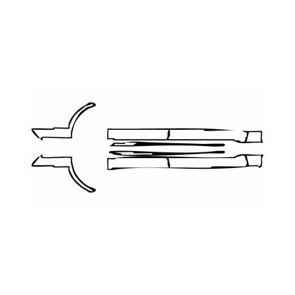 Pre-Cut PPF Porsche Taycan Sport Turismo Taycan Turbo Sport Turismo 2025 - PPF-Kits