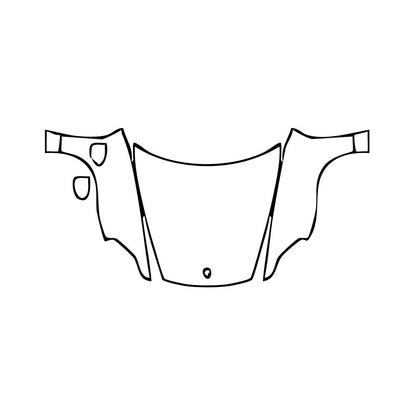 Pre-Cut PPF Porsche Taycan Sedan Taycan Turbo GT with Weissach Package 2025 - PPF-Kits