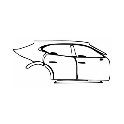 Pre-Cut PPF Porsche Taycan Cross Turismo Taycan Turbo S Cross Turismo 2025 - PPF-Kits