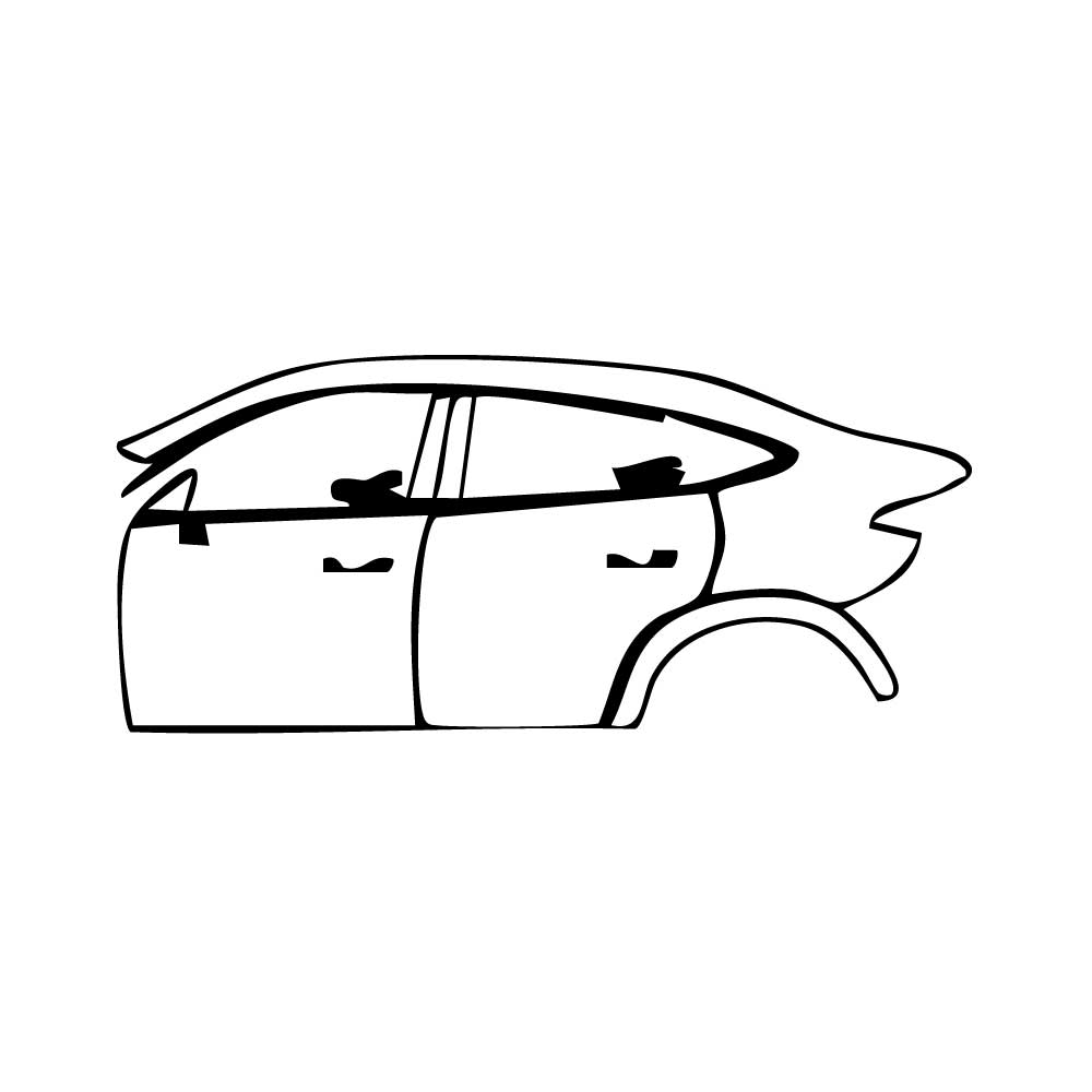 Pre-Cut PPF Mercedes-Benz GLC Coupe AMG GLC43 2025 - PPF-Kits