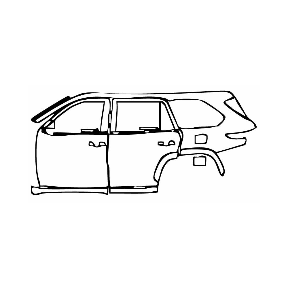 Pre-Cut PPF Toyota Sequoia SR5 2025