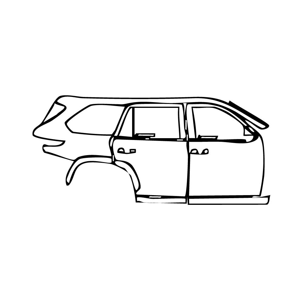 Pre-Cut PPF Toyota Sequoia SR5 2025