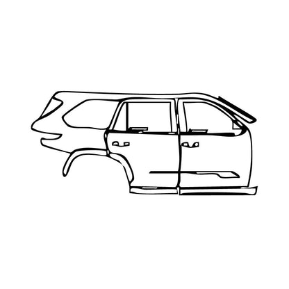 Pre-Cut PPF Toyota Sequoia Capstone 2025