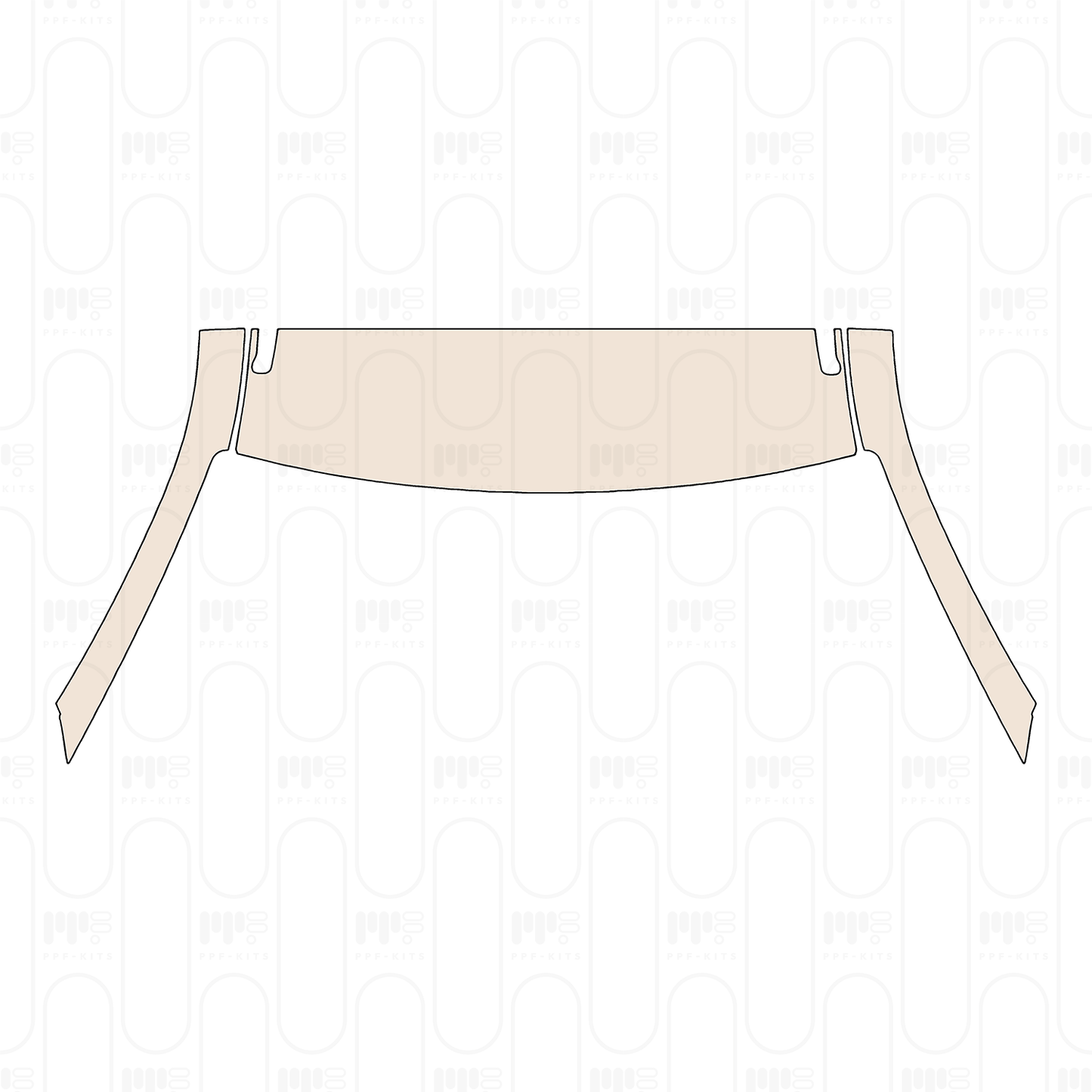A-Pillar+Roof (front) without sunroof