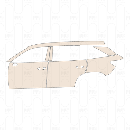 (left) Door+Rear Fender+Side Skirt
