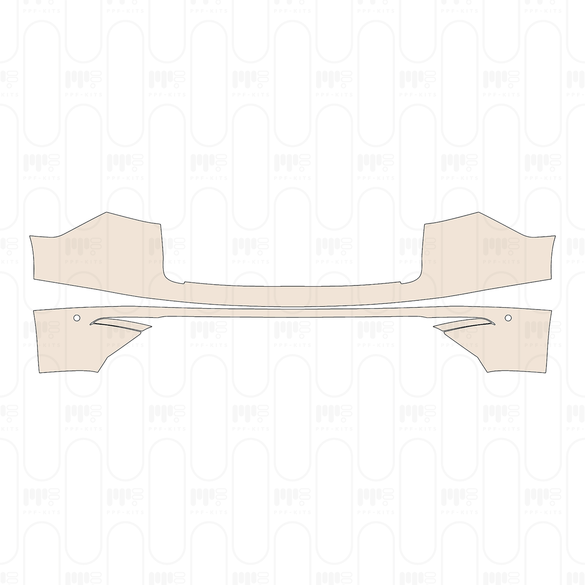 Rear Bumper with 2 PDC (Parking Sensors)
