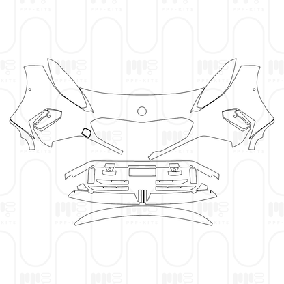 PPF precortado BMW 2 Series Gran Coupe (Standard Wheelbase) M235 2025