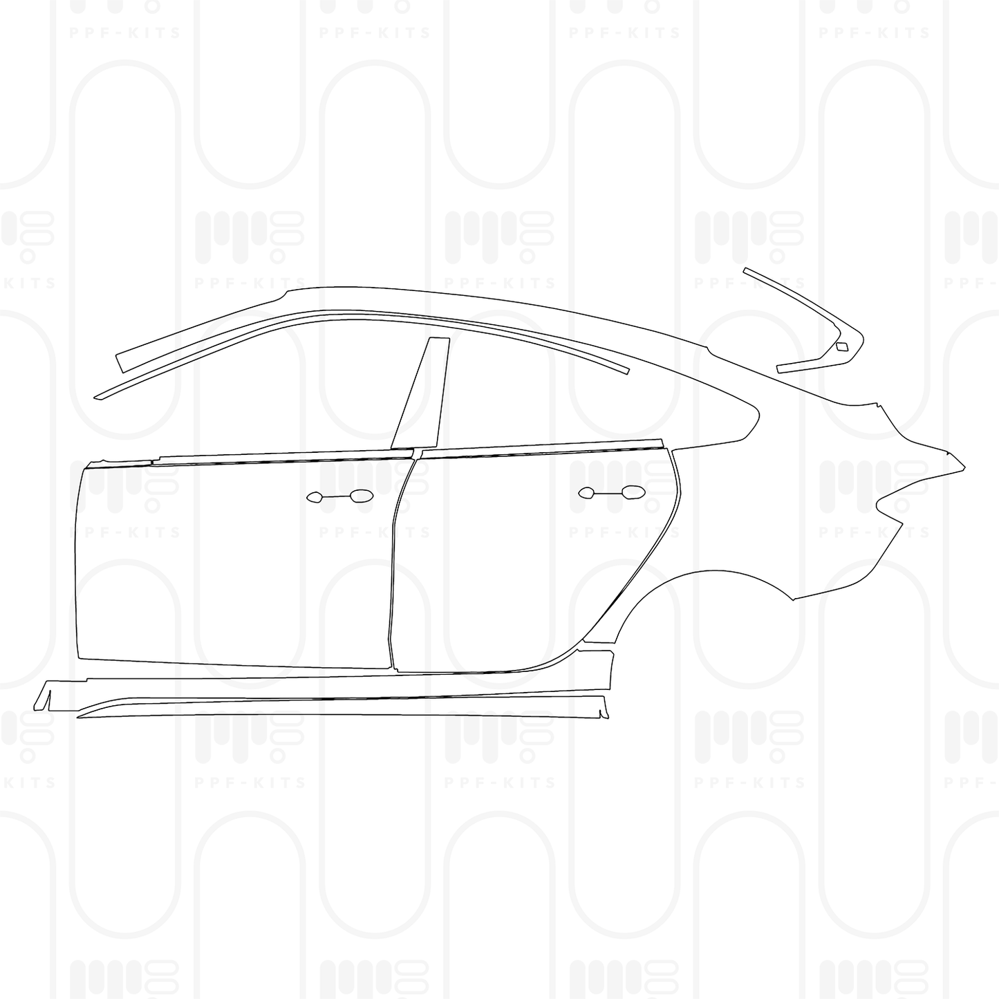 PPF precortado BMW 2 Series Gran Coupe (Standard Wheelbase) M235 2025