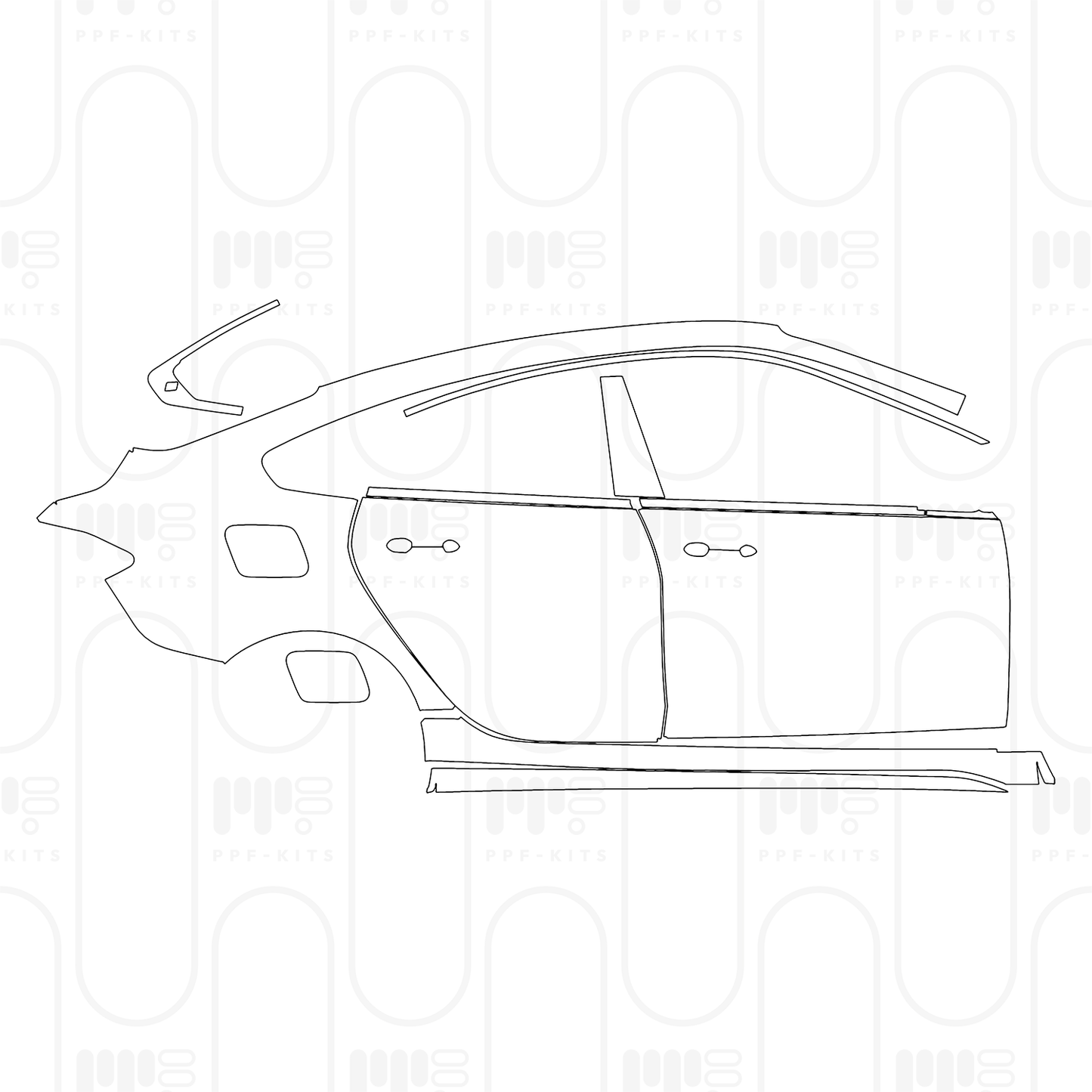 PPF precortado BMW 2 Series Gran Coupe (Standard Wheelbase) M235 2025
