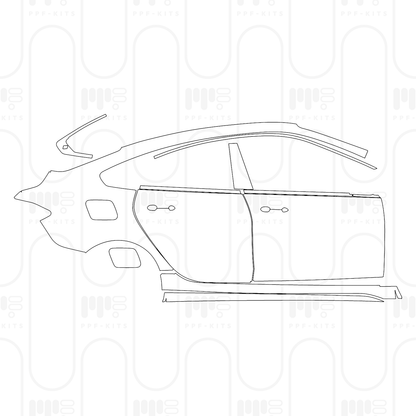 PPF precortado BMW 2 Series Gran Coupe (Standard Wheelbase) M235 2025