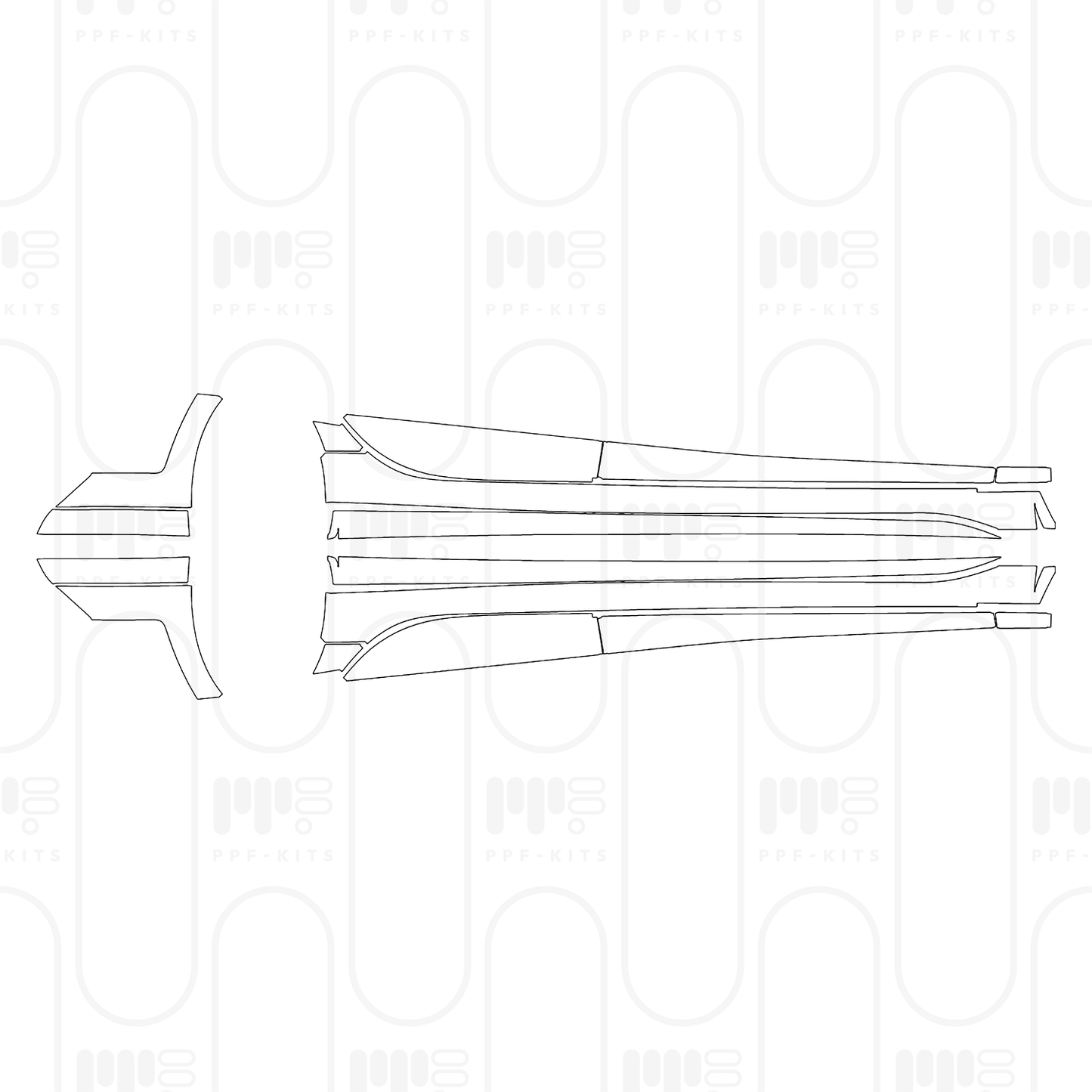 PPF precortado BMW 2 Series Gran Coupe (Standard Wheelbase) M235 2025