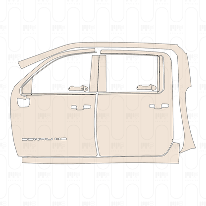 (left) Door+Side Skirt with "DENALI" Emblem on front door