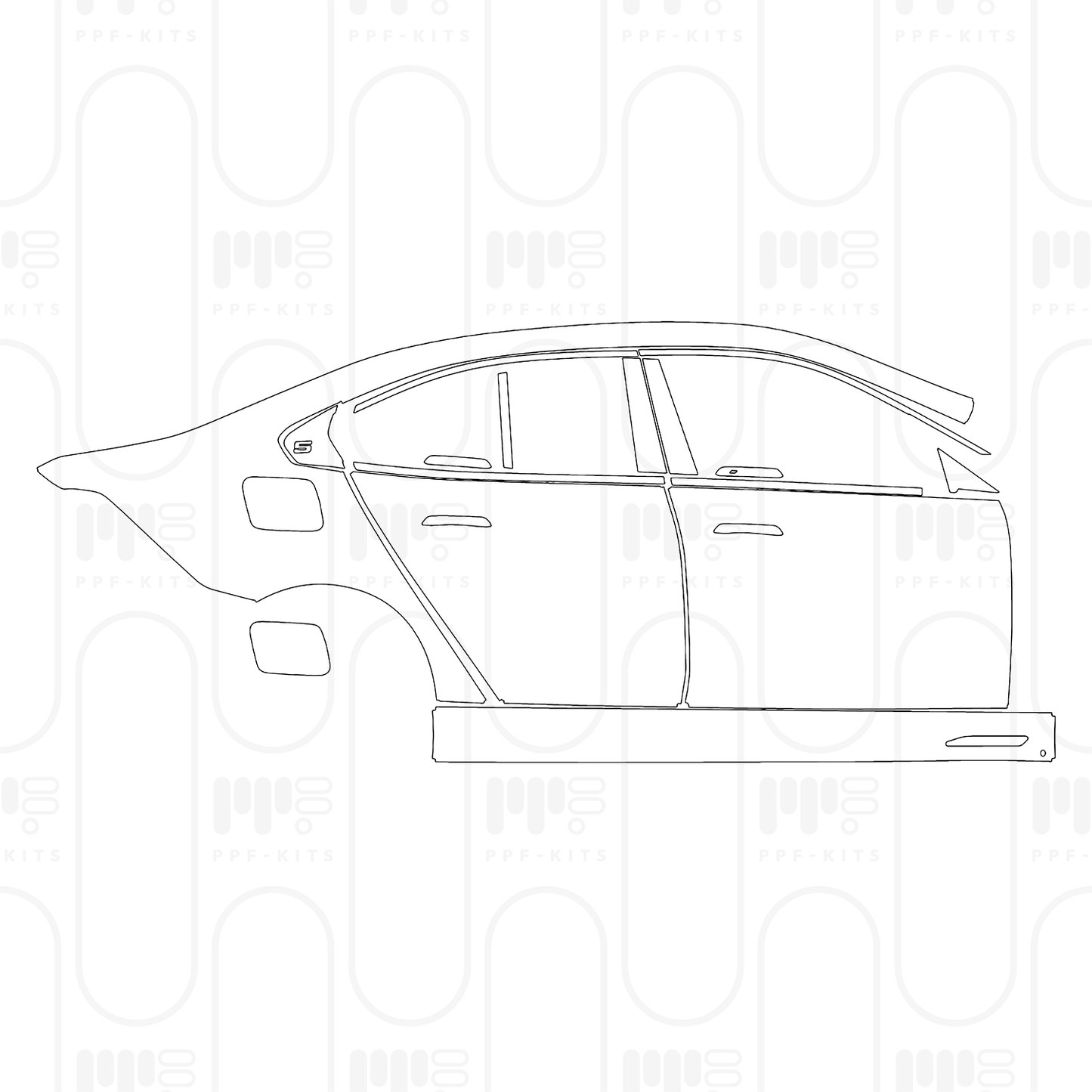 PPF precortado BMW i5 Saloon Standard Wheelbase M Sport 2025