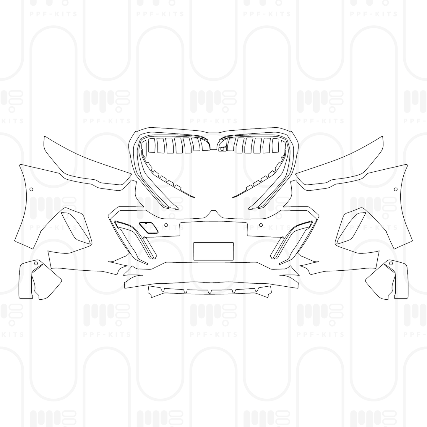 Pre-Cut PPF BMW i5 Saloon Extended Wheelbase M Sports Suit 2025