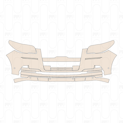 Bumper+Headlamp with 6 PDC (Parking Sensors)