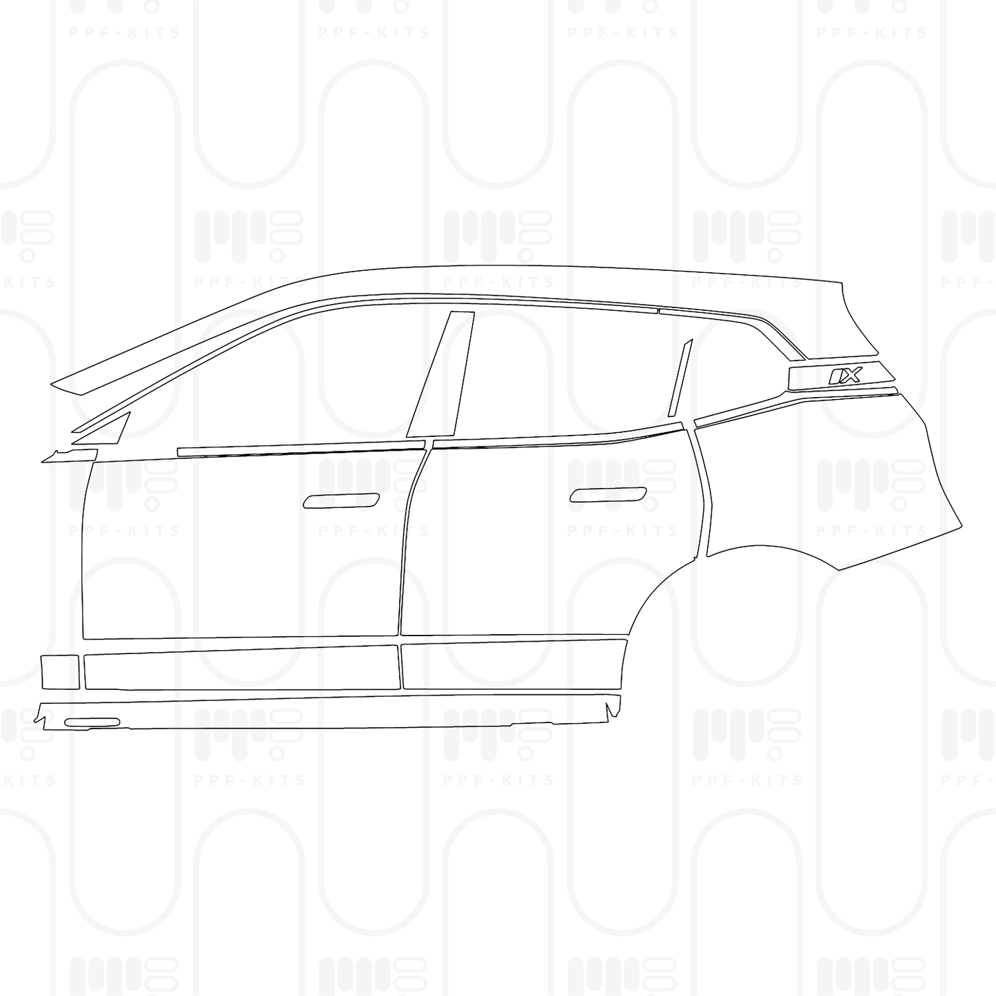Pre-Cut PPF BMW iX M Sport 2025