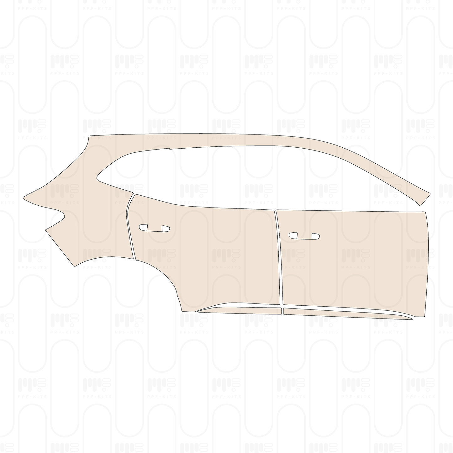 (right) Door+Rear Fender+Side Skirt
