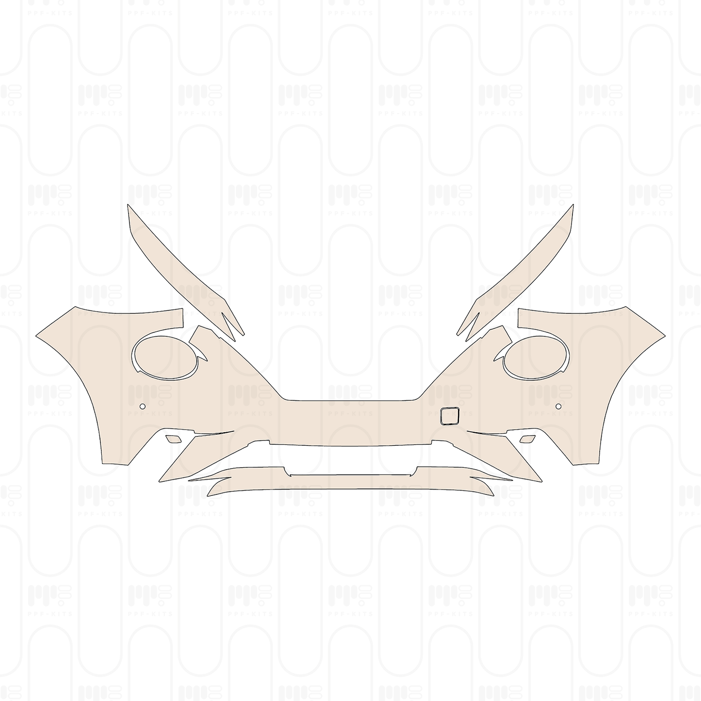Bumper+Headlamp with 2 PDC (Parking Sensors)