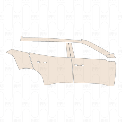 (right) Door+Rear Fender+Side Skirt