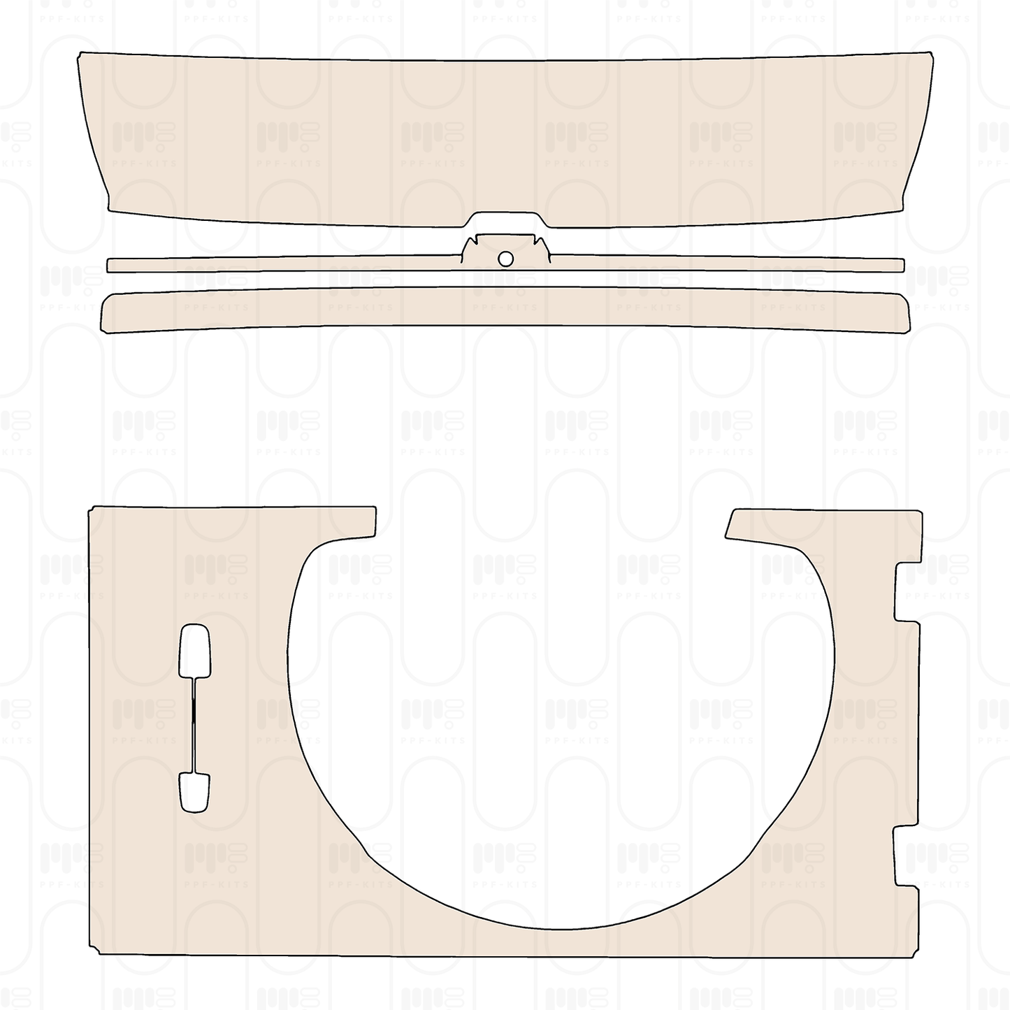 Trunk Lid without Emblem