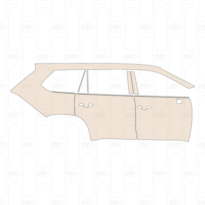 (right) Door+Rear Fender+Side Skirt