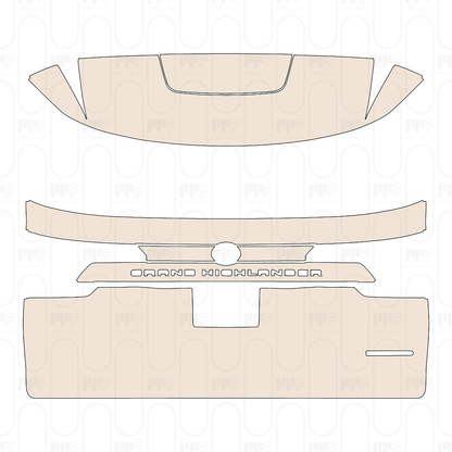 Trunk Lid with "GRAND HIGHLANDER" & "LIMITED" Emblems