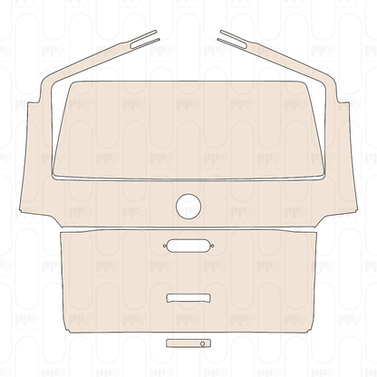 Trunk Lid without Spoiler, without Emblem