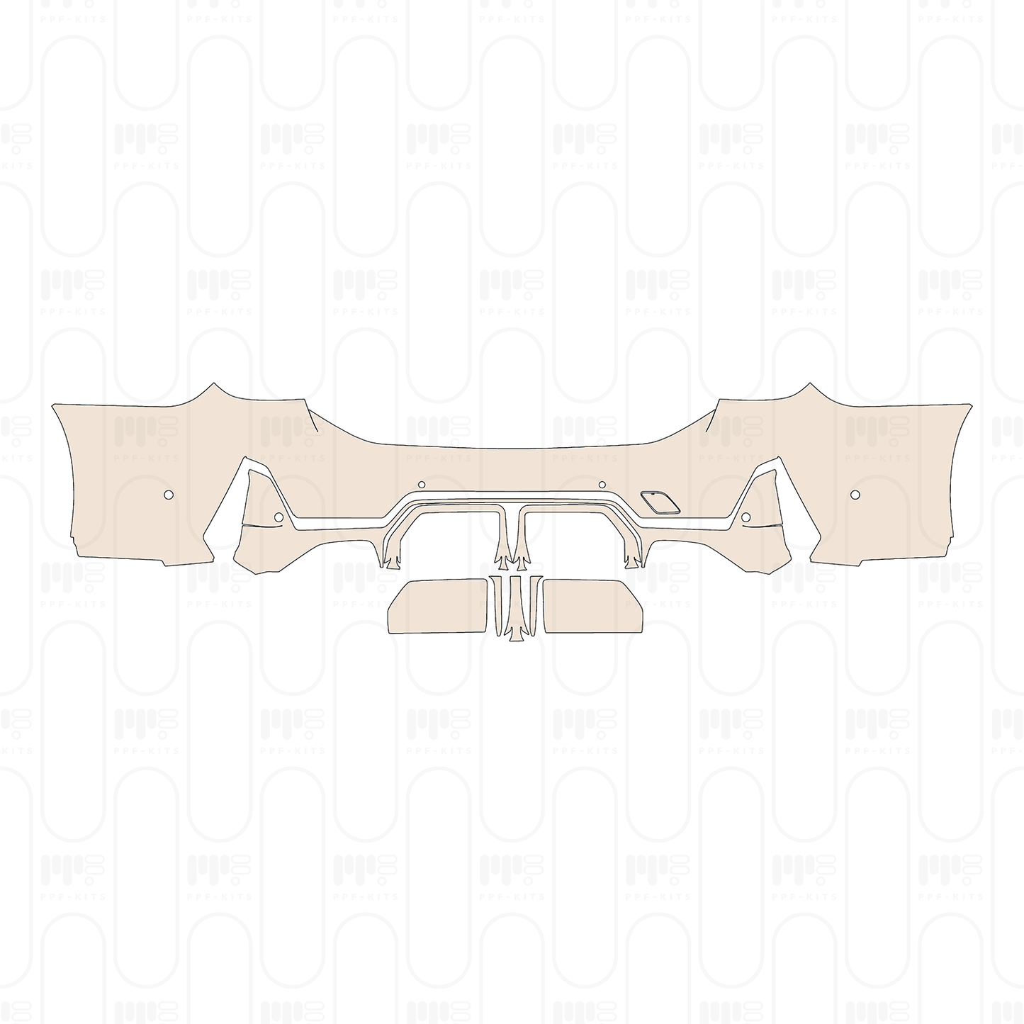 Rear Bumper with M Performance Package