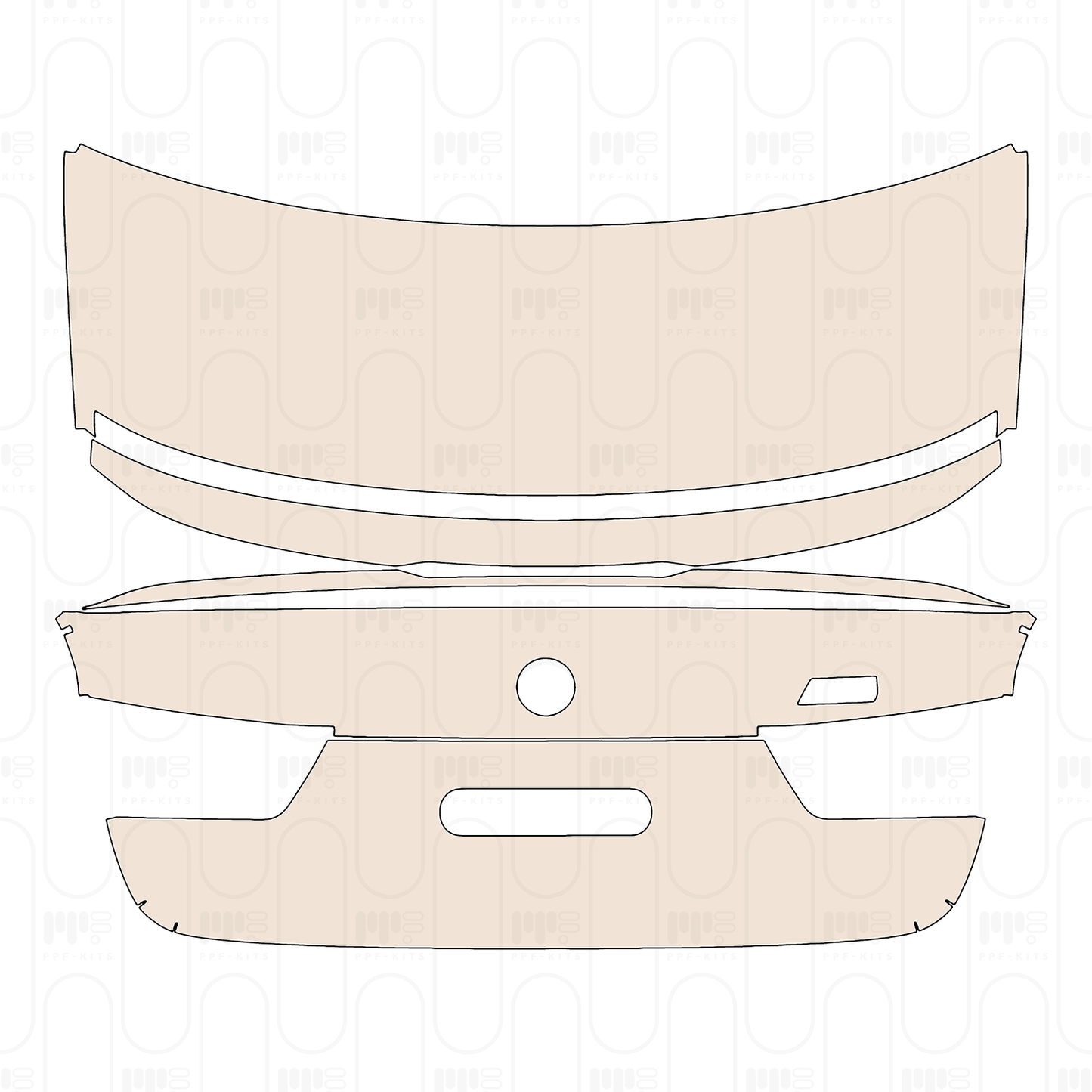 Trunk Lid with "M3 Competition" Emblem