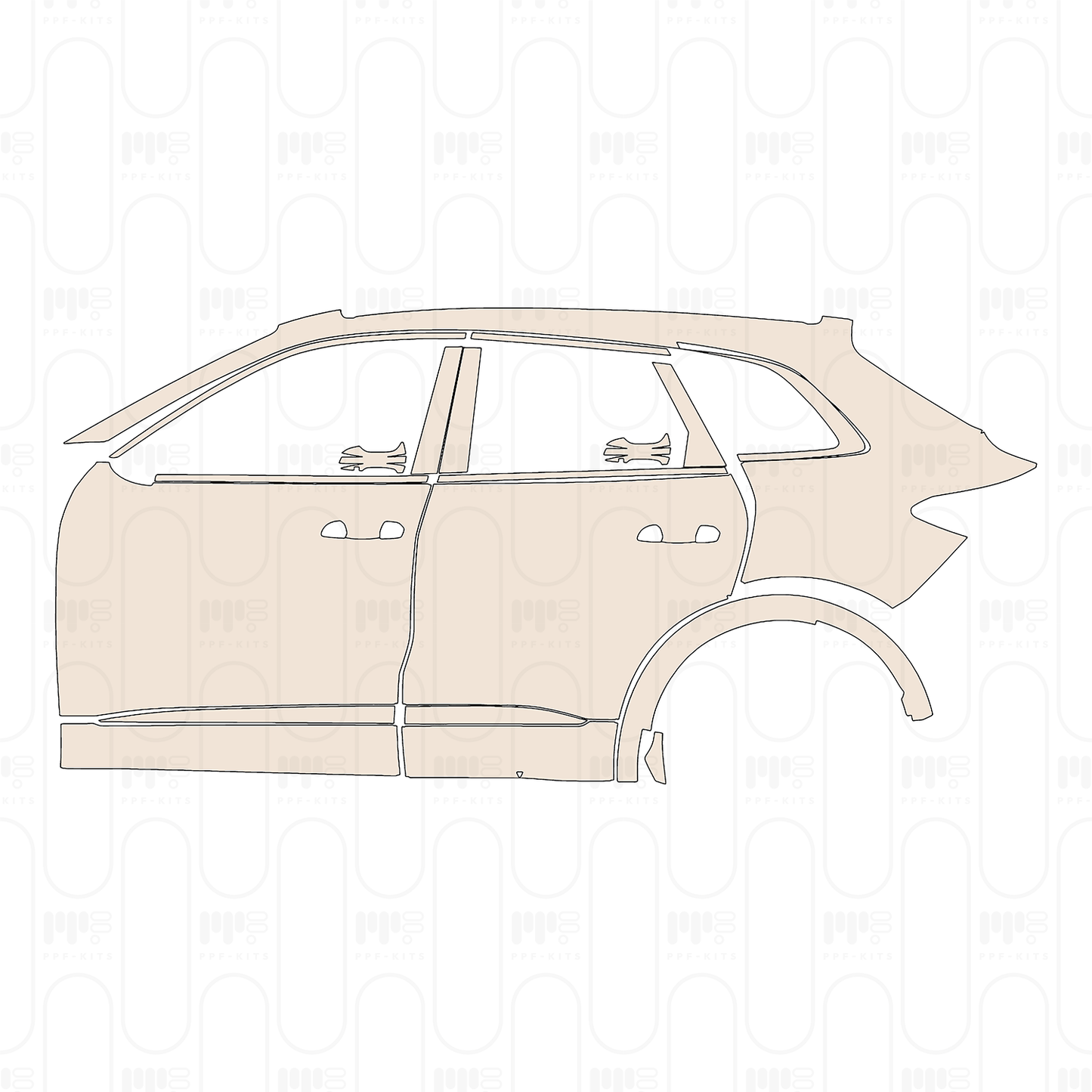 Pre-Cut PPF Audi Q5 Standard Wheelbase Base 2026