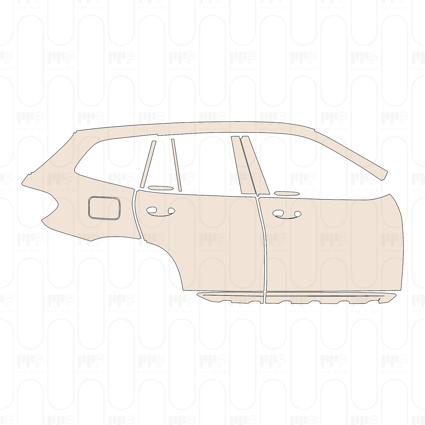 (right) Door+Side Skirt