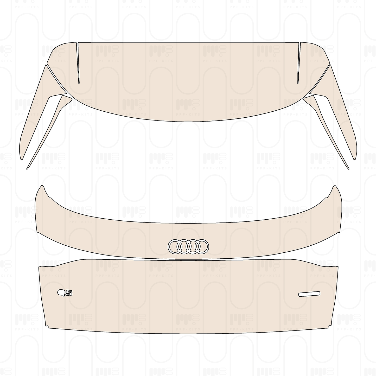 Pre-Cut PPF Audi Q5 Standard Wheelbase Base 2026