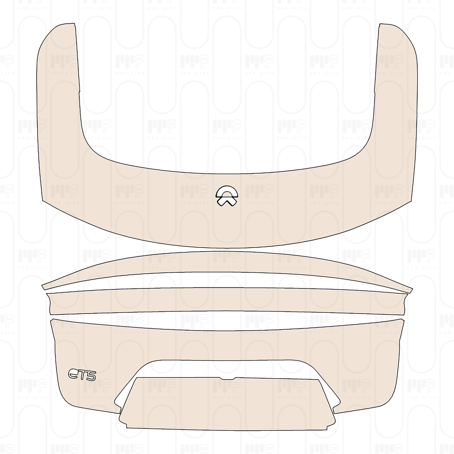 Trunk Lid with "ET5" Emblem
