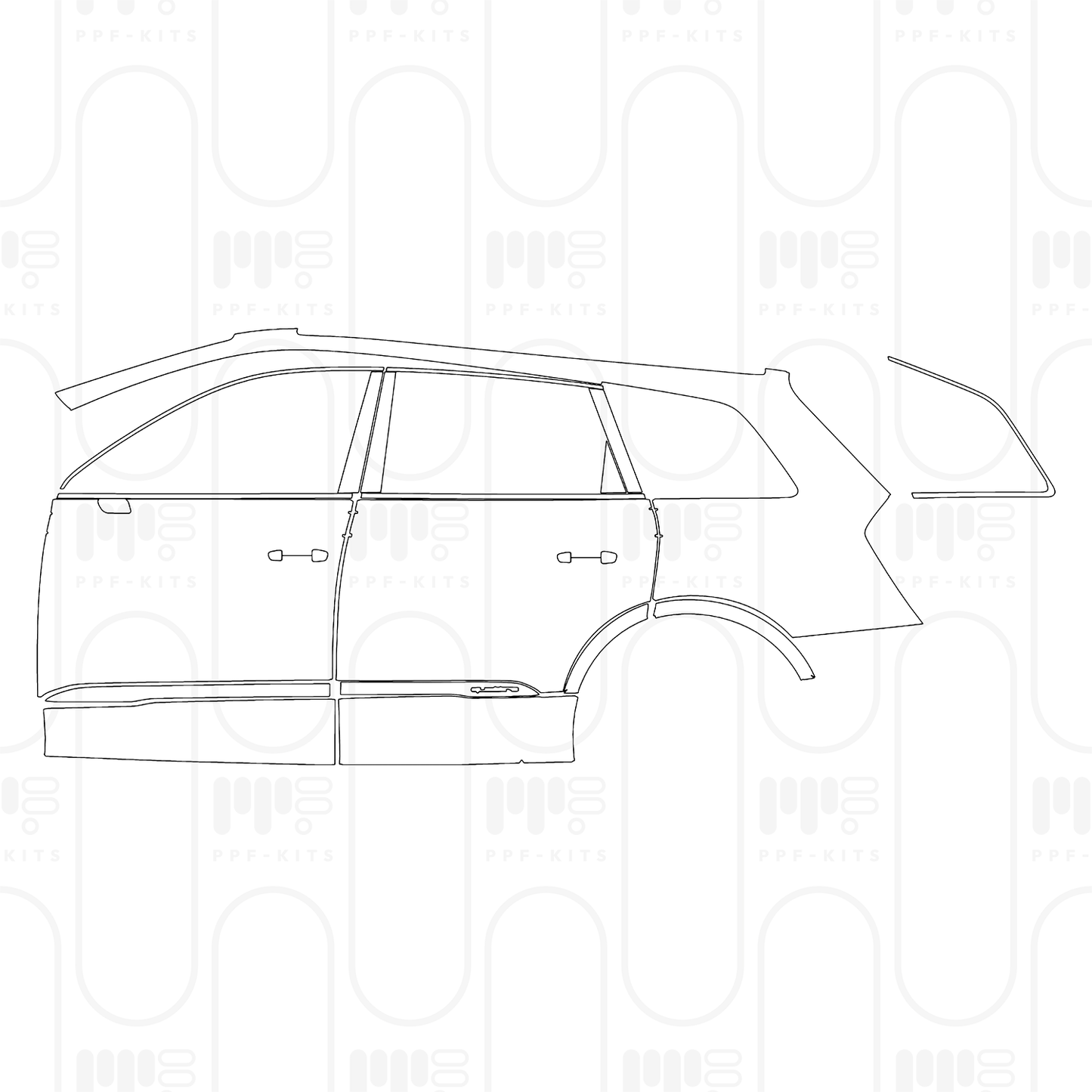 Pre-Cut PPF Audi Q7 SQ7 2025