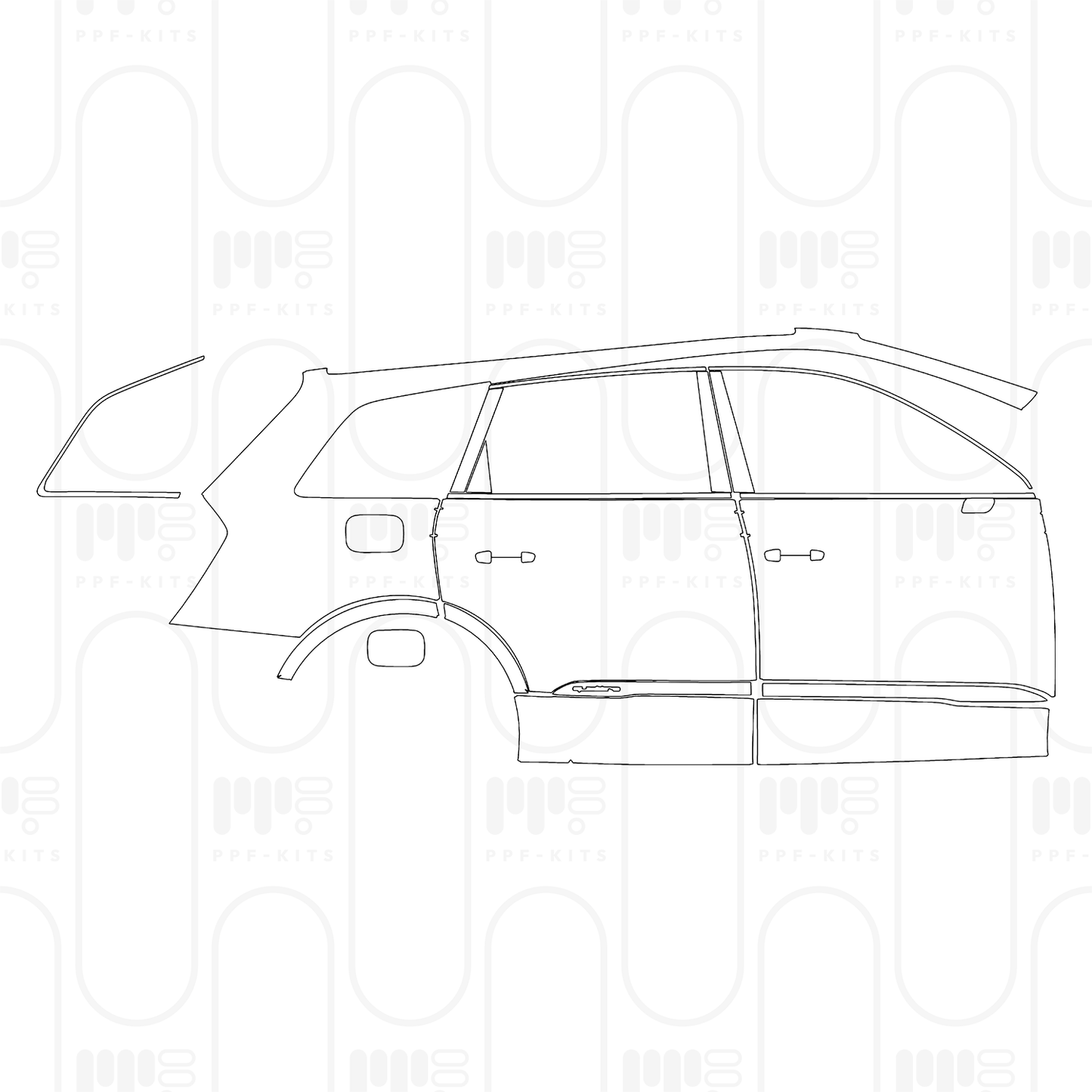 Pre-Cut PPF Audi Q7 SQ7 2025