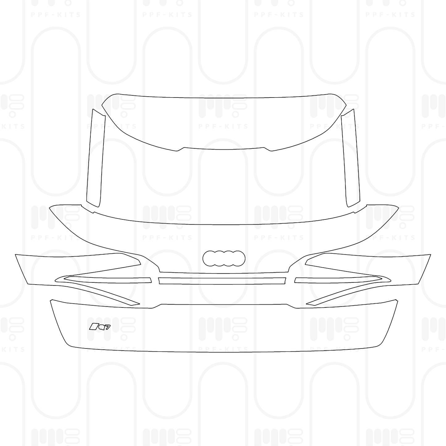 Pre-Cut PPF Audi Q7 S-line 2025