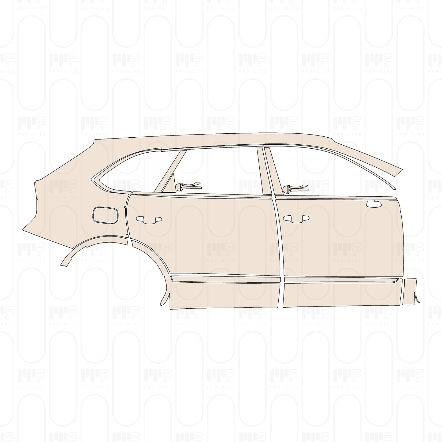 PPF precortado Bentley Bentayga Extended Wheelbase Base 2025