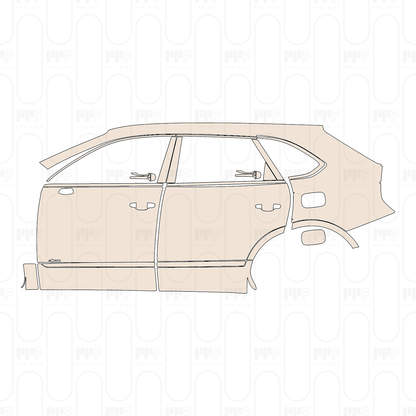 PPF precortado Bentley Bentayga Standard Wheelbase Azure 2025