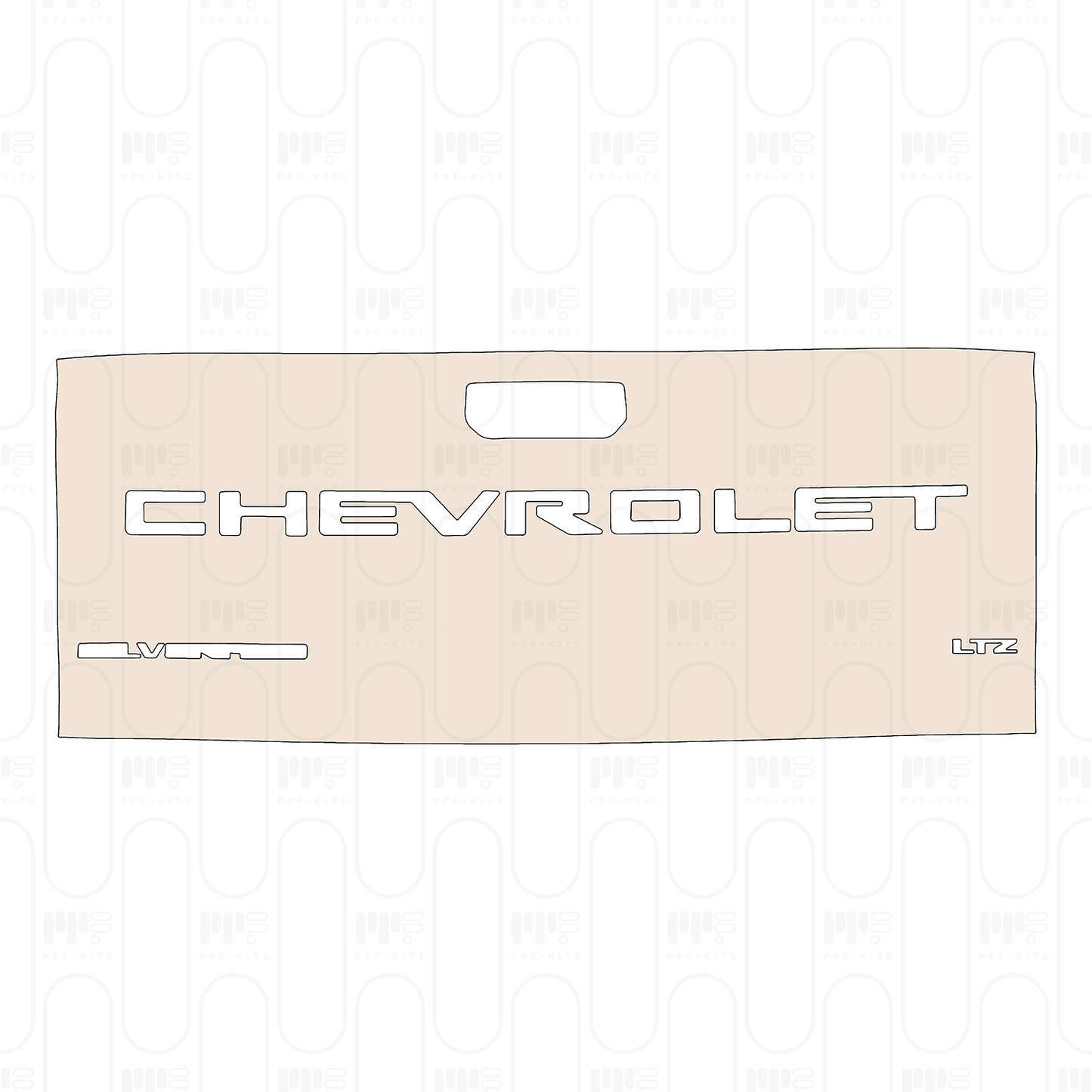 Pre-Cut PPF Chevrolet Silverado HD 2500 HD LTZ 2025